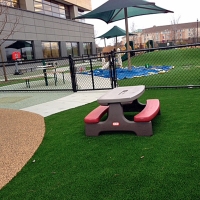 Fake Grass Rockport Massachusetts Kindergarten Front Yard