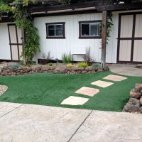 Fake Turf Ipswich Massachusetts Lawn Dogs Runs Front Yard