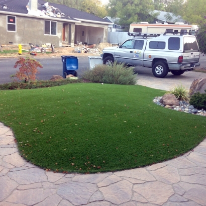 Fake Turf Norton Center Massachusetts Landscape Back Yard