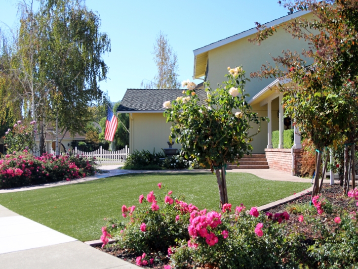Synthetic Grass North Andover Massachusetts Landscape Front
